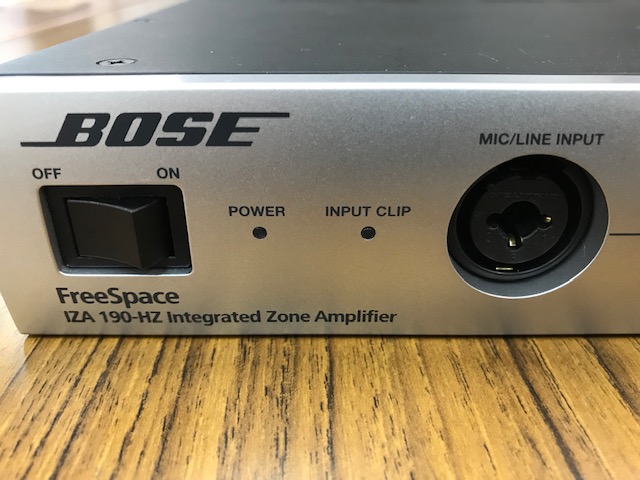 BOSE FreeSpace ZA190-HZ コンパクト パワーアンプ 動作品 IZAシリーズ
