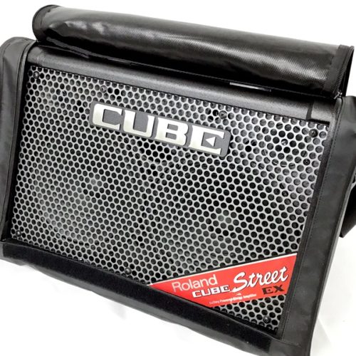 ローランド CUBE STREET 黒 純正ACアダ、バッグ付 送料込-